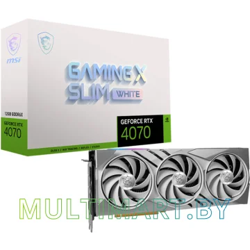 Видеокарта MSI GeForce RTX 4070 Gaming X Slim White 12G картинка 7